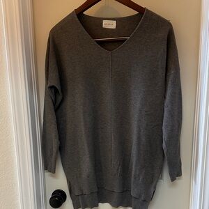 Dreamers Charcoal V-Neck Sweater